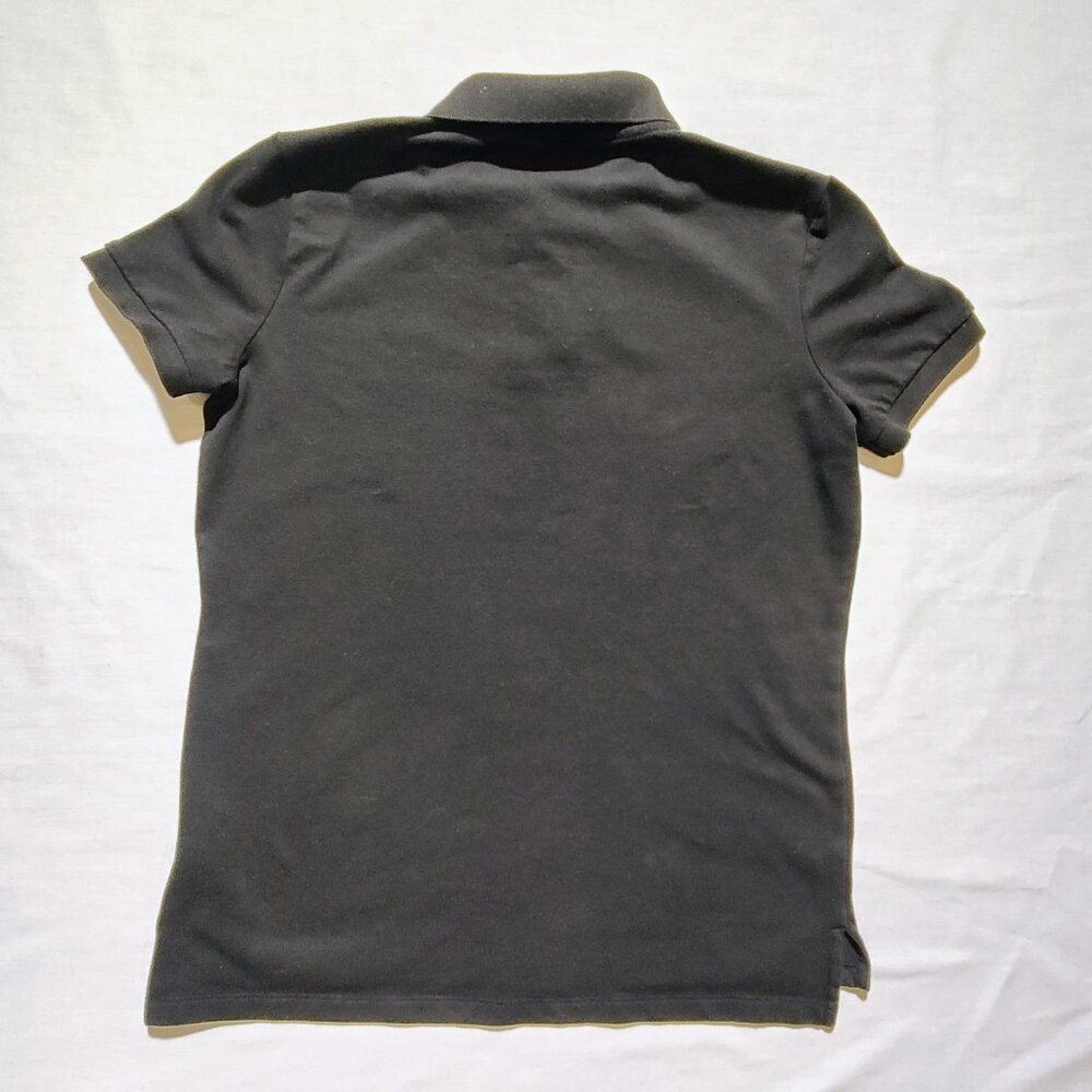 Lauren Ralph Lauren Women's S/P Black on‎ Black Polo - Picture 8 of 8